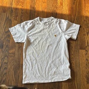 Carhartt Light Gray T-Shirt with Logo